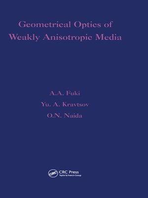 cover image of Geometrical Optics of Weakly Anisotropic Media